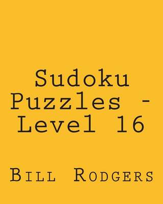 Book cover for Sudoku Puzzles - Level 16