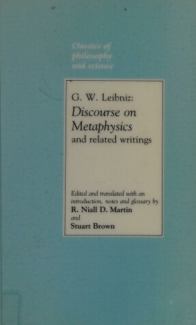 Cover of Discourse on Metaphysics