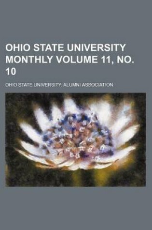 Cover of Ohio State University Monthly Volume 11, No. 10