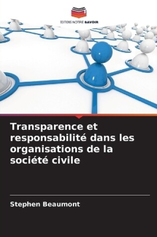 Cover of Transparence et responsabilité dans les organisations de la société civile