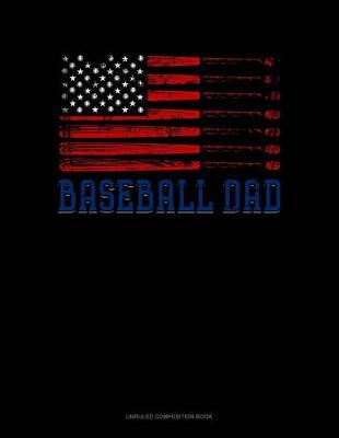 Book cover for Baseball Dad American Flag