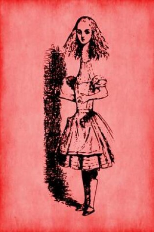 Cover of Alice in Wonderland Journal - Tall Alice (Red)