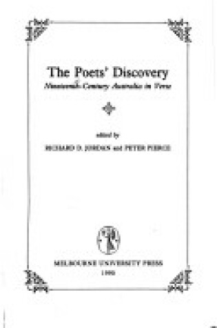 Cover of The Poets' Discovery