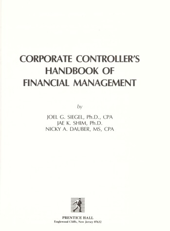 Book cover for Corporate Financial Management