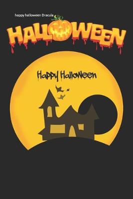 Book cover for happy halloween Dracula