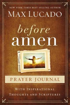 Book cover for Before Amen Prayer Journal