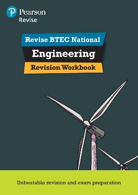 Book cover for Pearson REVISE BTEC National Engineering Revision Workbook