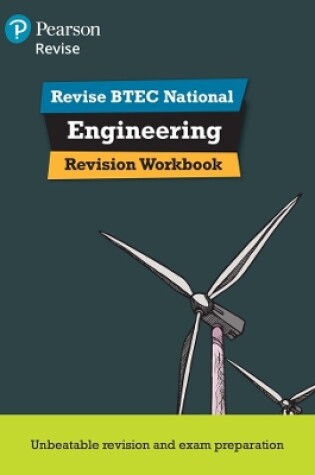 Cover of Pearson REVISE BTEC National Engineering Revision Workbook