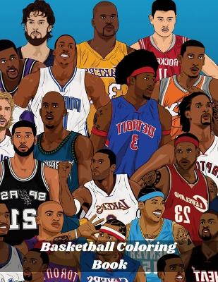 Book cover for Basketball Coloring Book
