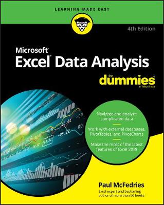 Book cover for Excel Data Analysis For Dummies