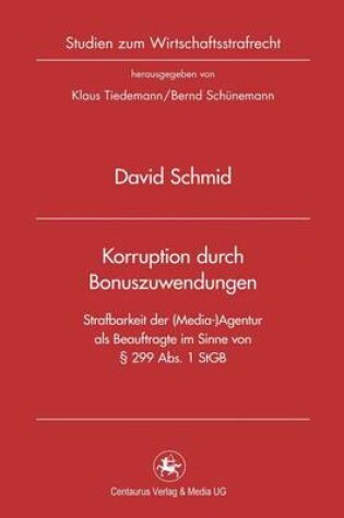 Cover of Korruption durch Bonuszuwendungen