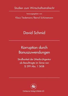 Cover of Korruption durch Bonuszuwendungen