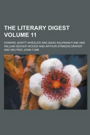 Cover of The Literary Digest Volume 11