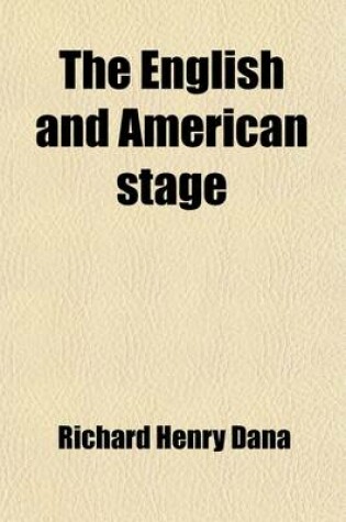 Cover of The English and American Stage Volume 35