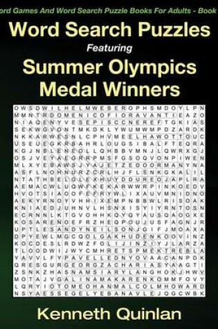 Cover of Word Search Puzzles Featuring Summer Olympics Medal Winners