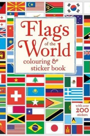Cover of Flags of the World Colouring & Sticker Book