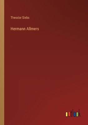 Book cover for Hermann Allmers