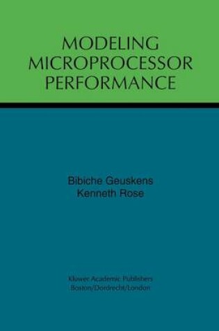 Cover of Modeling Microprocessor Performance