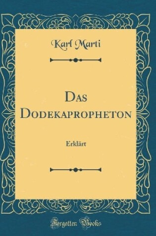 Cover of Das Dodekapropheton