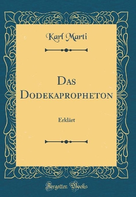 Book cover for Das Dodekapropheton