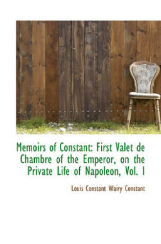 Cover of Memoirs of Constant