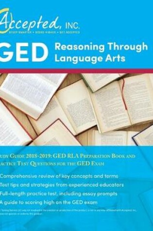 Cover of GED Reasoning Through Language Arts Study Guide 2018-2019