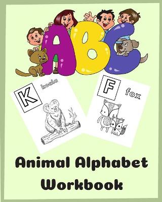 Book cover for ABC Animal Alphabet Workbook