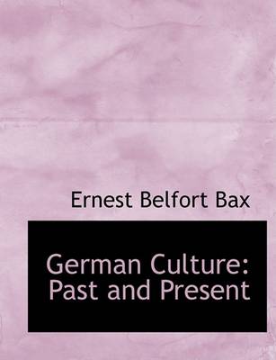 Book cover for German Culture Past and Present
