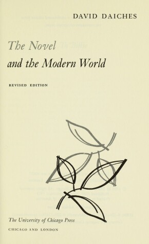 Book cover for Novel and the Modern World