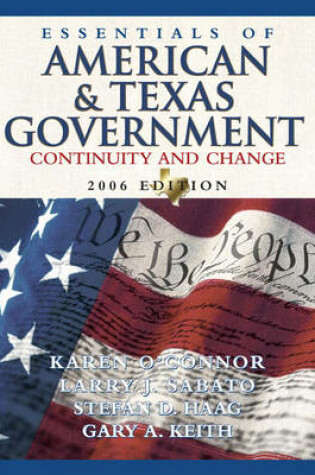Cover of Essentials of American and Texas Government
