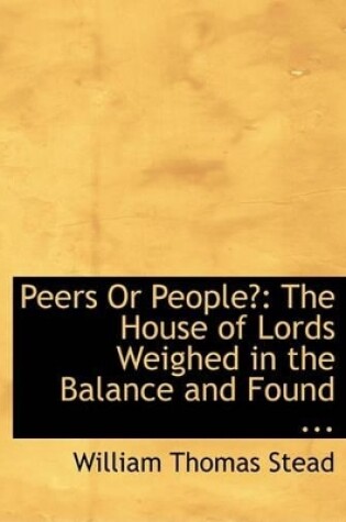 Cover of Peers or People?