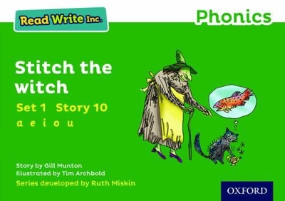 Book cover for Read Write Inc. Phonics: Stitch the Witch (Green Set 1 Storybook 10)