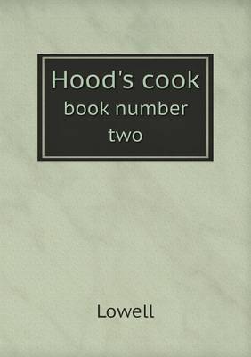 Book cover for Hood's cook book number two