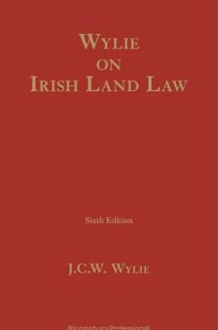 Cover of Wylie on Irish Land Law