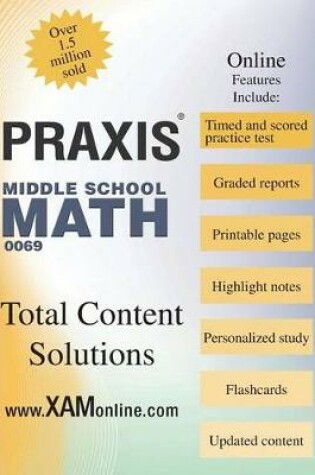Cover of Praxis Middle School Mathematics 0069