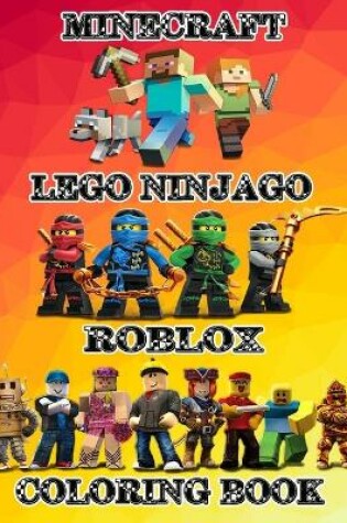 Cover of Roblox Minecraft Lego Ninjago coloring book