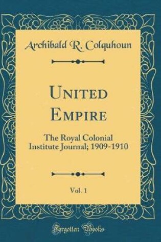 Cover of United Empire, Vol. 1