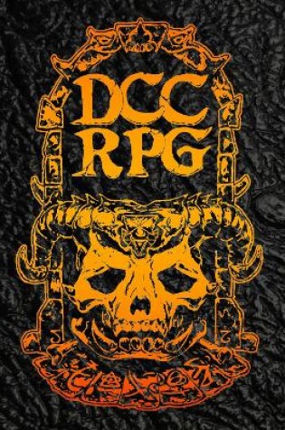 Cover of Dungeon Crawl Classics Core Rulebook—Demon Skull Monster Hide Edition