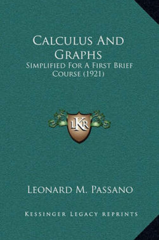 Cover of Calculus and Graphs