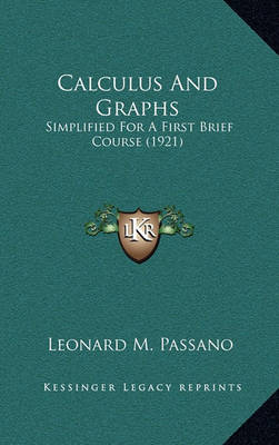 Book cover for Calculus and Graphs