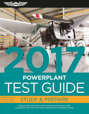 Book cover for Powerplant Test Guide 2017 Book and Tutorial Software Bundle