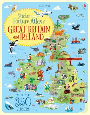 Book cover for Sticker Picture Atlas of Great Britain and Ireland