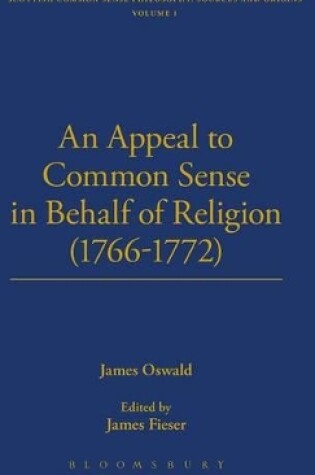 Cover of An Appeal To Common Sense in Behalf of Religion