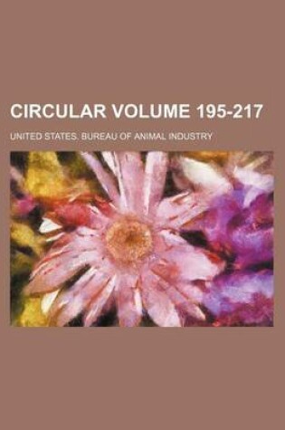 Cover of Circular Volume 195-217