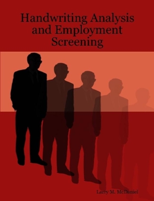 Book cover for Handwriting Analysis and Employment Screening