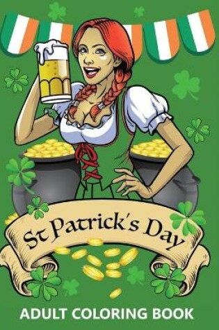 Cover of St. Patrick's day adult coloring book