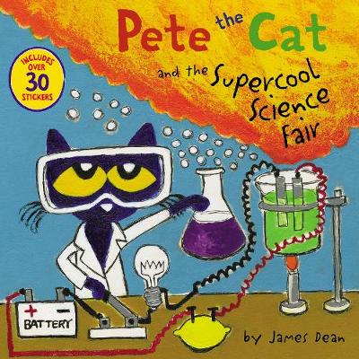 Book cover for Pete the Cat and the Supercool Science Fair
