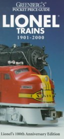 Book cover for Lionel Trains