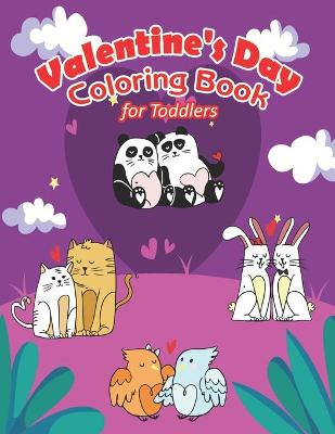 Book cover for Valentine's Day Coloring Book for Toddlers