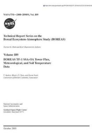 Cover of Boreas Tf-1 Ssa-OA Tower Flux, Meteorological, and Soil Temperature Data